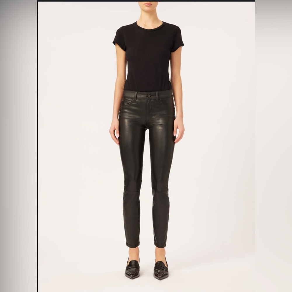 DL1961 | Florence Instasculpt Vegan Leather Skinny Pants - 25